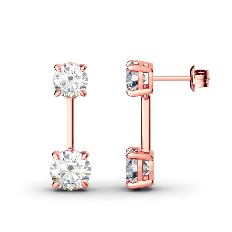 Jeulia Humble Elegance Drop Earrings