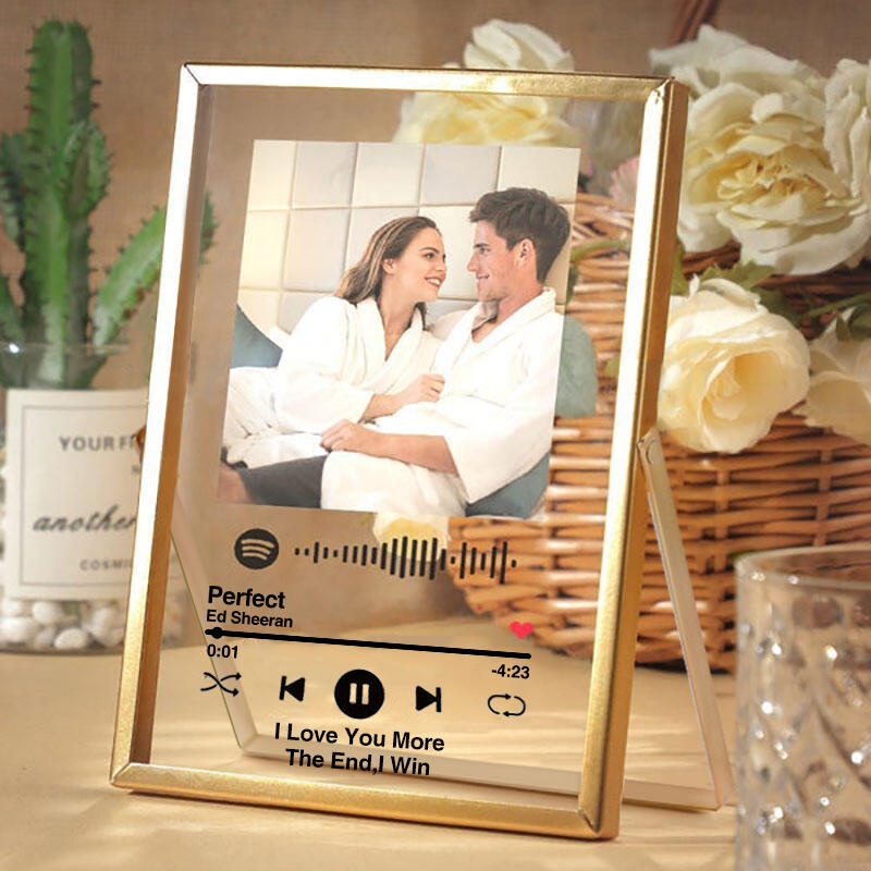 Spotify Code On Frame Personalized Picture Frame with Custom Spotify Code Creative Present ...