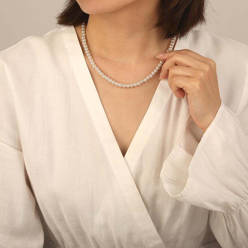 "Lunar Luster" 5.5-6.0mm Freshwater Pearl Strand Necklace