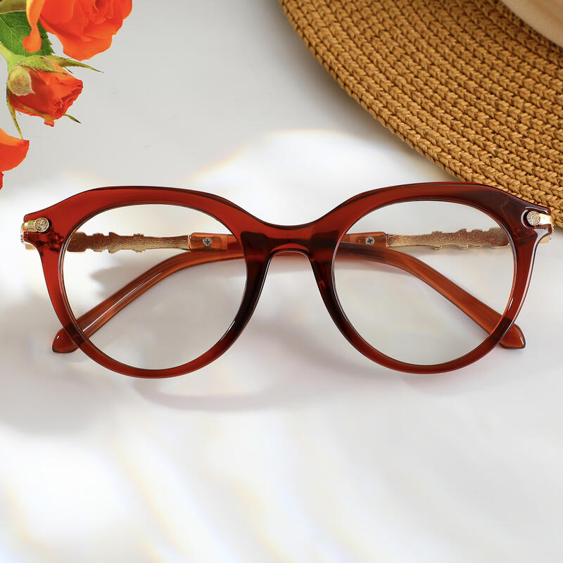 Occhiali da Vista Gallacher Cat Eye Marrone