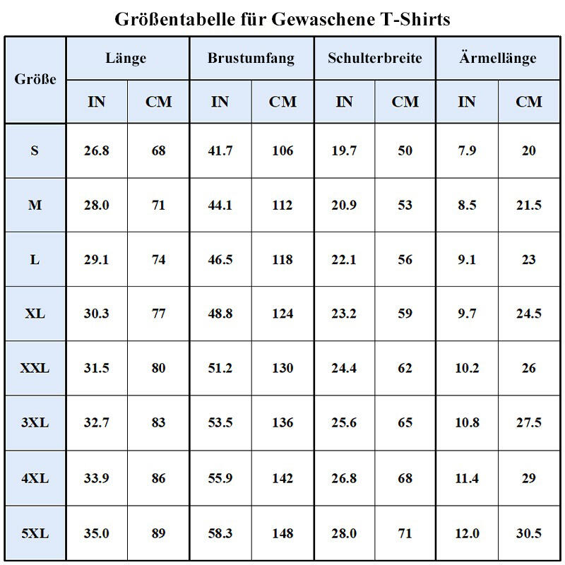 Personalisierte gewaschenes T-Shirt Attraktives Geschenk für Sportliebhaber