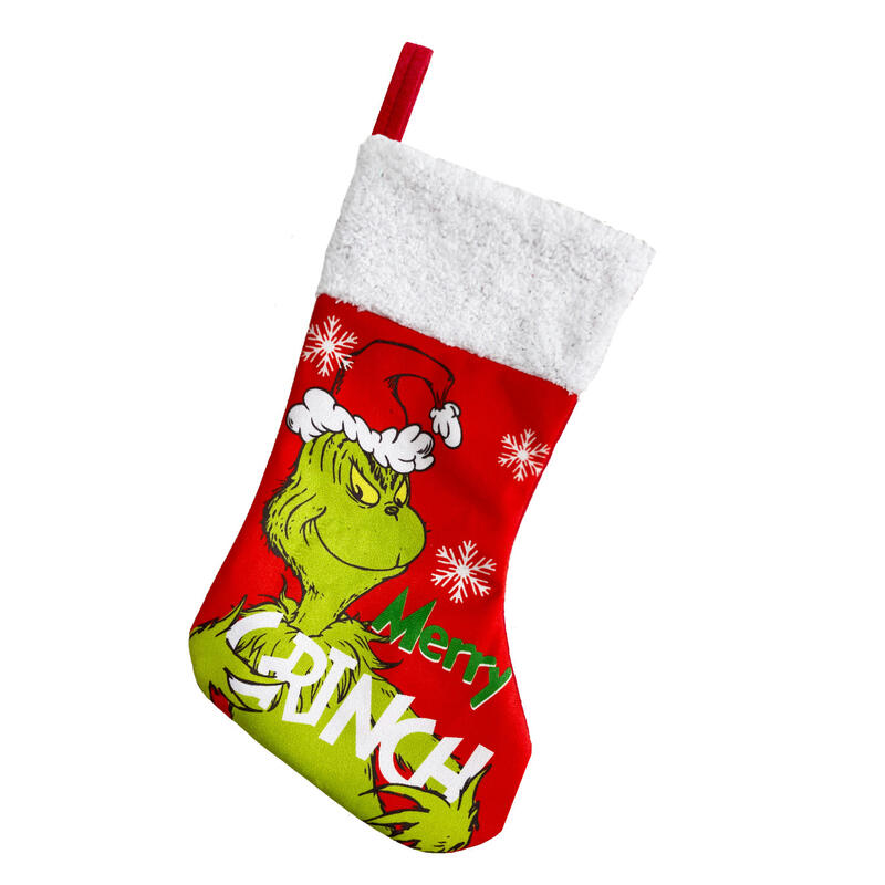 Personalisierte grüne Monster-Weihnachtsstrümpfe individuell mit Namen bestickt lustige Geschenke für die Familie