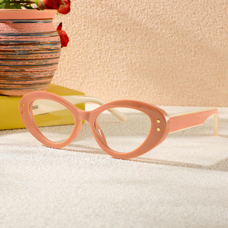 Lunettes de Vue Beck Cat Eye Marron 