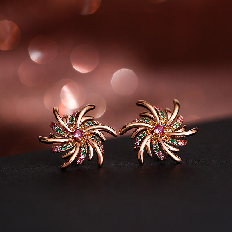 Jeulia Brincos de prata esterlina clássico