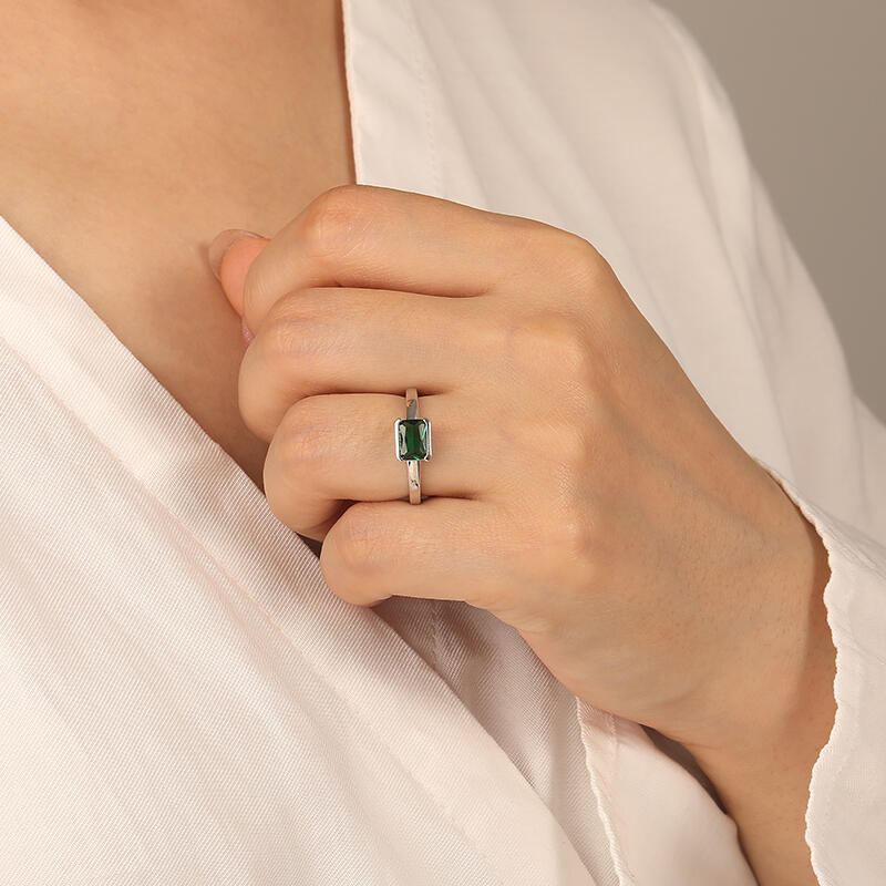 "Love And Adore" 1ct Radiant Cut Solitaire Engagement Ring