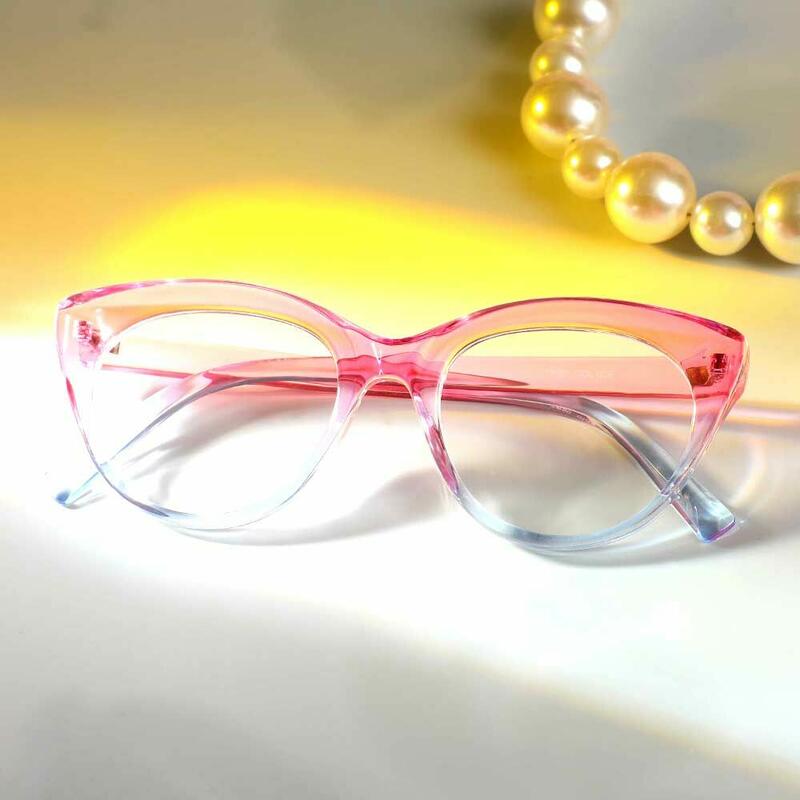 Lunettes de Vue Eleanore Cat Eye Rose