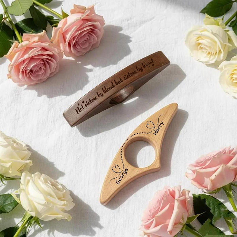 Personalisierter Buchseitenhalter Individuell gravierte Namen Perfektes Buchgeschenk für die beste Freundin