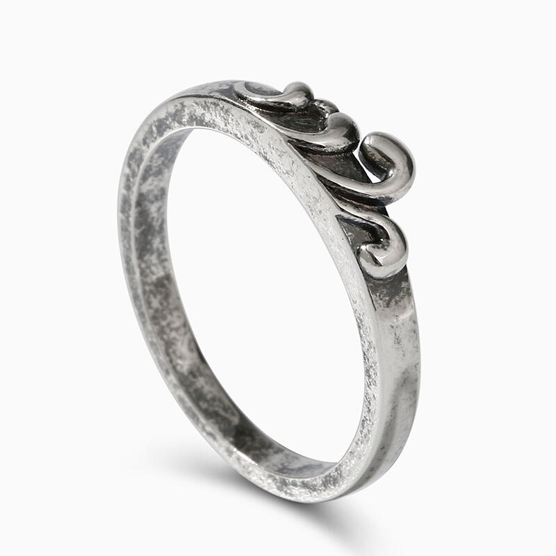 Jeulia "Ocean Wave" Pierścionek srebrny