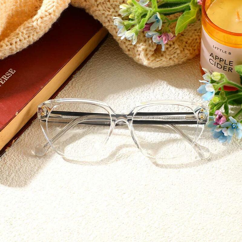 Occhiali da Vista Commons Cat Eye Chiaro 