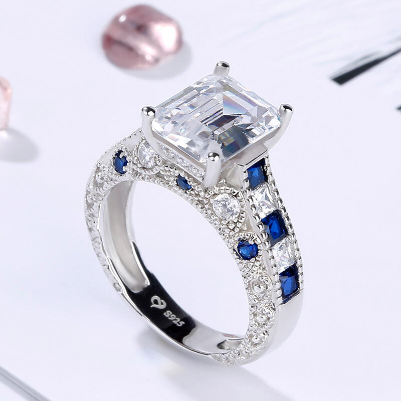 Jeulia Vintage Sterling Silver Ring