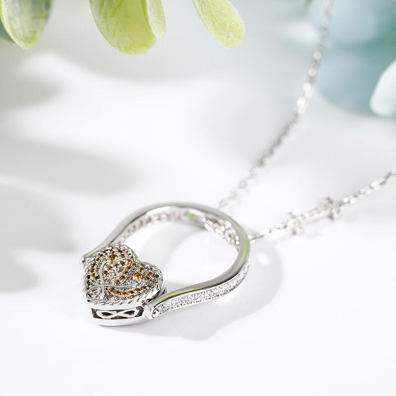 Jeulia "Keep Me In Your Heart" Tulip Sterling Silver Personalized Photo Ring (With A Free Chain)