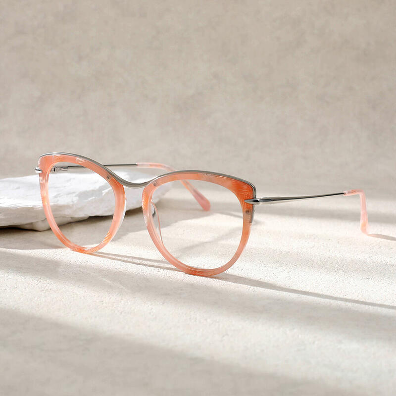 Emily Cat Eye Rosa Brille