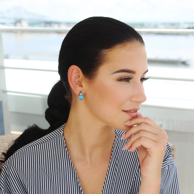 Jeulia Aretes De Enamorado Del Océano