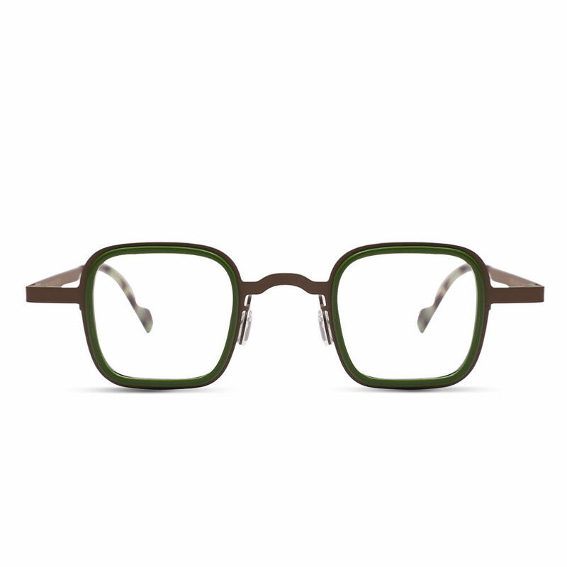 Benjamie Square Brown Glasses