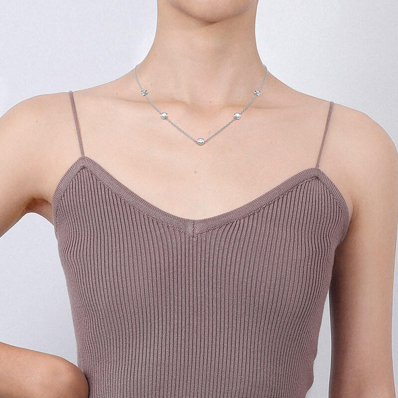 "Something" Round Cut Necklace