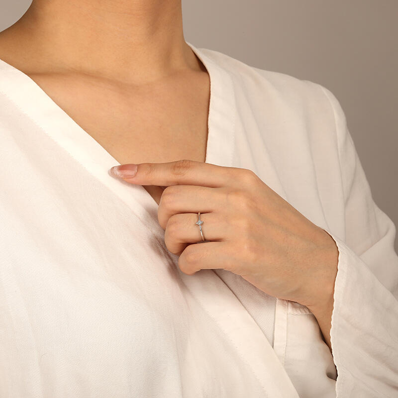 "Love at First Sight" Stackable Dainty Ring