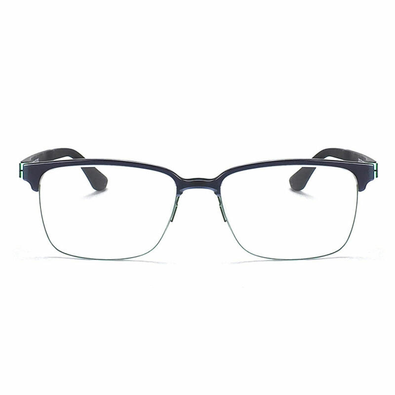 Occhiali da Vista Benn Quadrato Nero Verde 