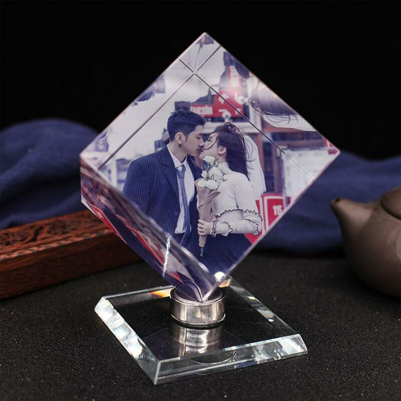 Custom Crystal Photo Frame Cube Frame