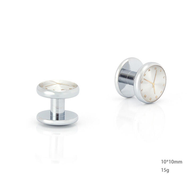 Jeulia Timepiece Design Copper Men's Cufflinks