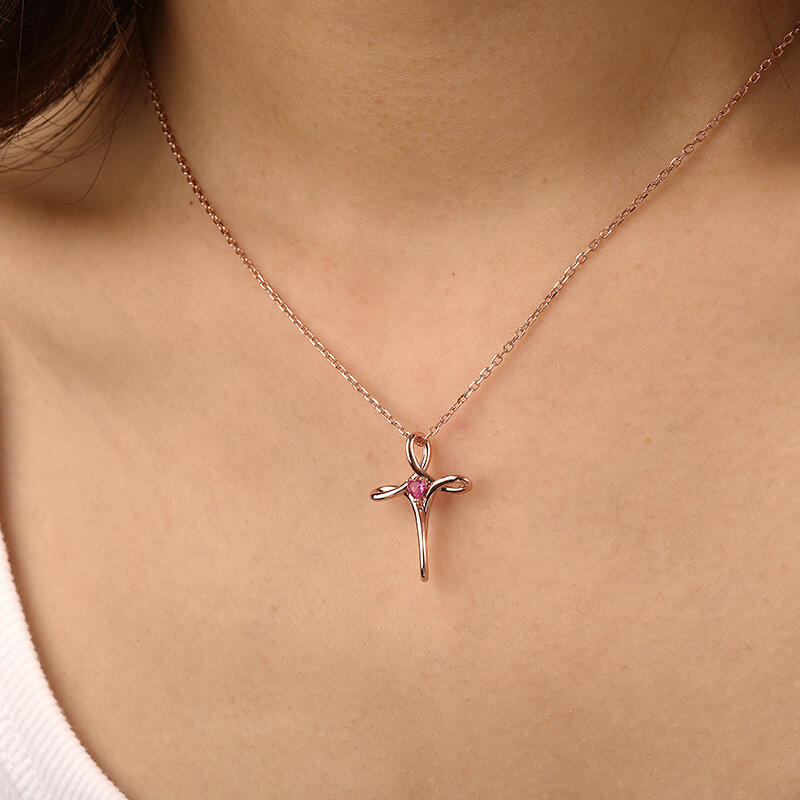 "Heart Of The Faith" Heart Cut Necklace