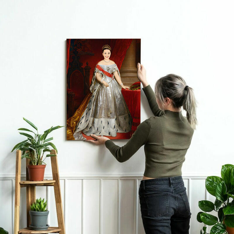 Personalized Head Photo Royal Portrait Frame The Queen