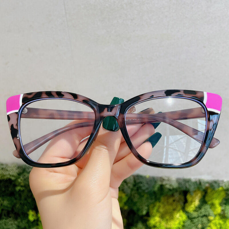 Xenia Cat Eye Pink Tortoise Glasses