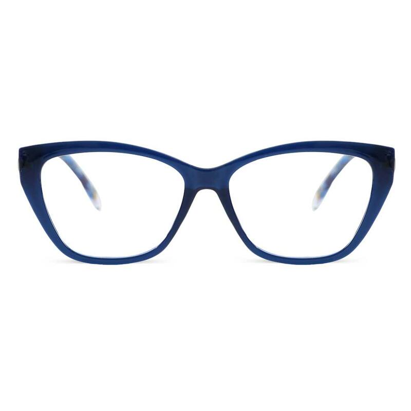Colclough Cat Eye Blaue Brille