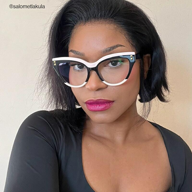 Bevis Cat Eye Black Glasses