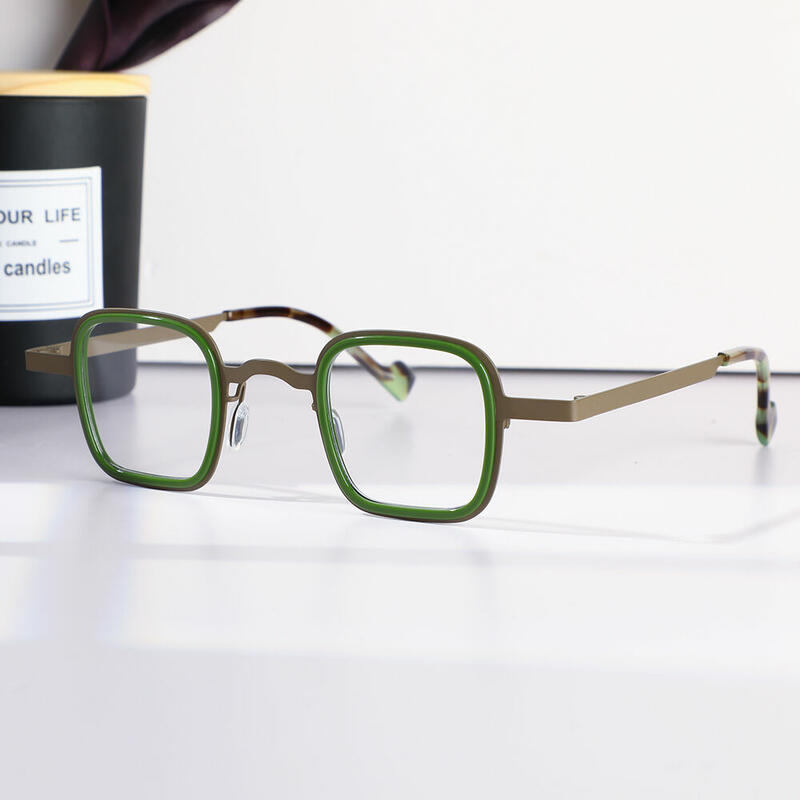 Benjamie Square Brown Glasses