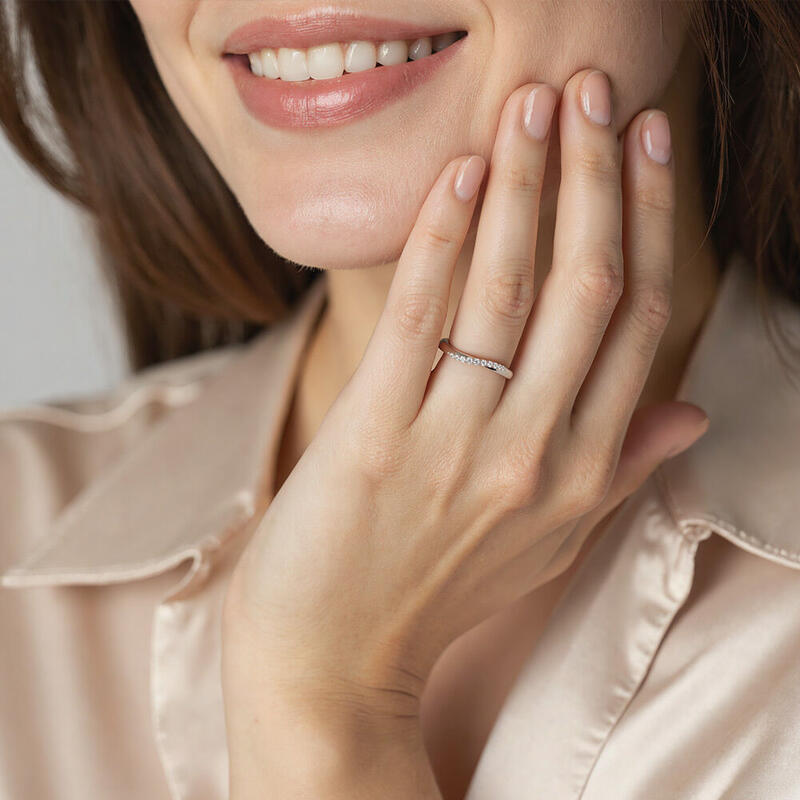 "Invisible Threads of Love" Classic Wedding Band