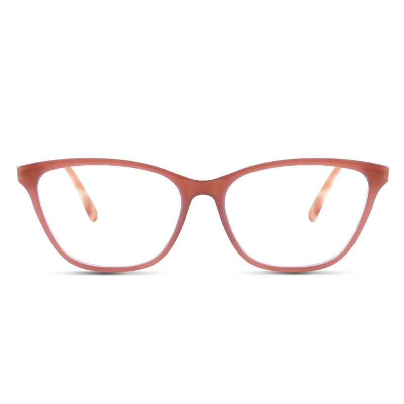 Lunettes de Vue Andrew Cat Eye Marron 