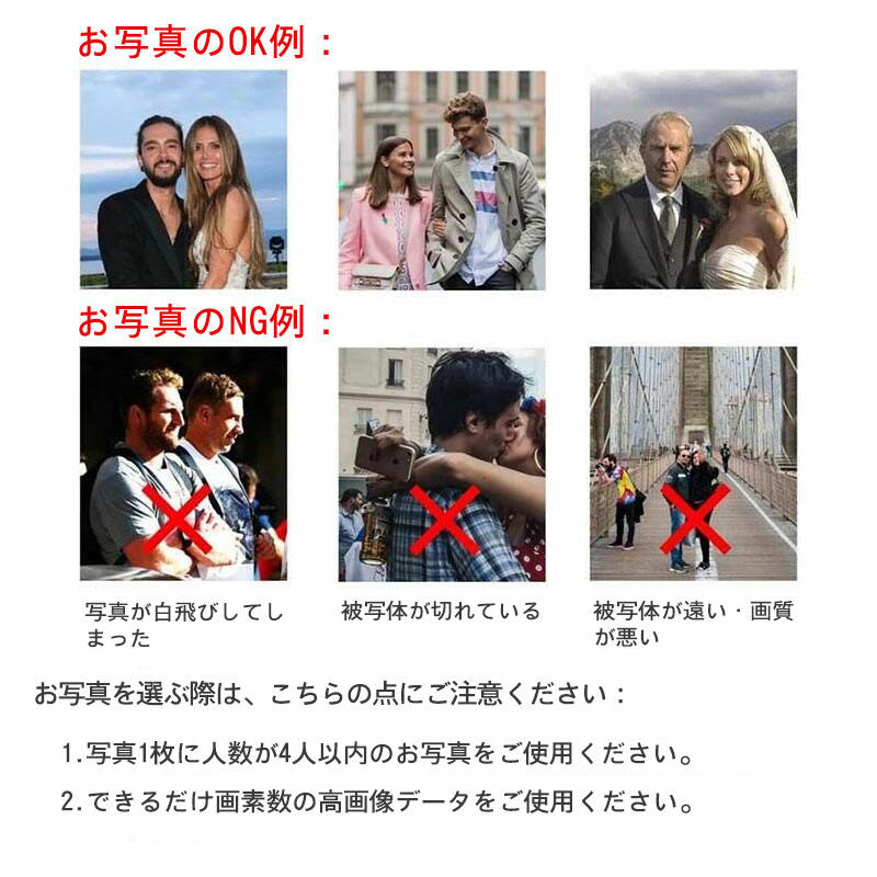 写真入れ 二つ折り 財布 オーダーメイド