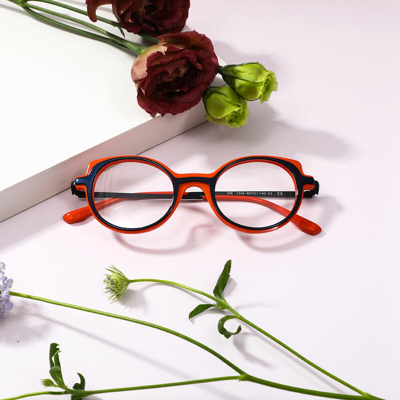 Occhiali da Vista Bertr Cat Eye Arancione