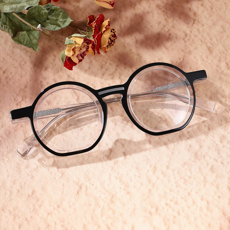 Lunettes de Vue Burnell Ronde Transparent