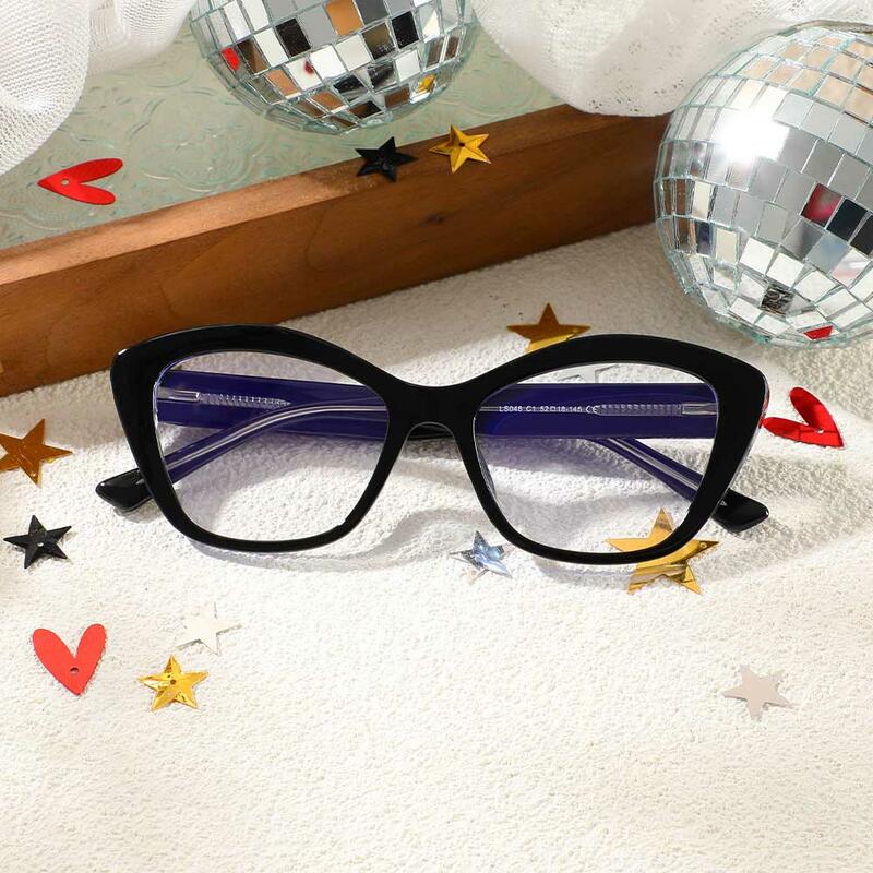 Occhiali da Vista Belloc Cat Eye Nero 