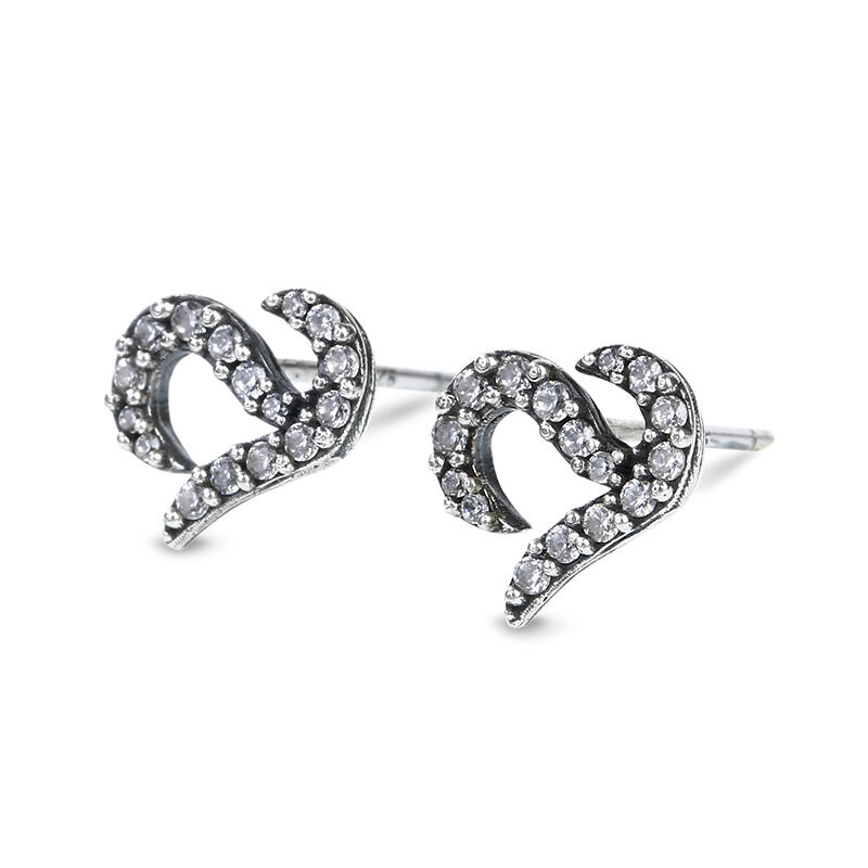 Aretes Conmemorativos Con Forma De Logotipo De Jeulia En Plata De Ley