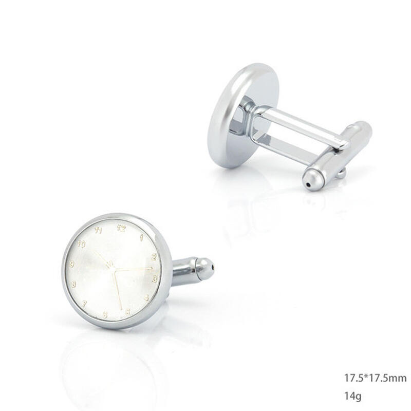 Jeulia Timepiece Design Copper Men's Cufflinks