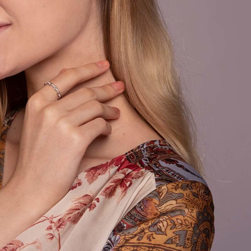 "Love Is Forever" Classic Wedding Ring