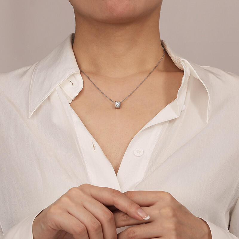 "Forever & Always" Round Cut Necklace