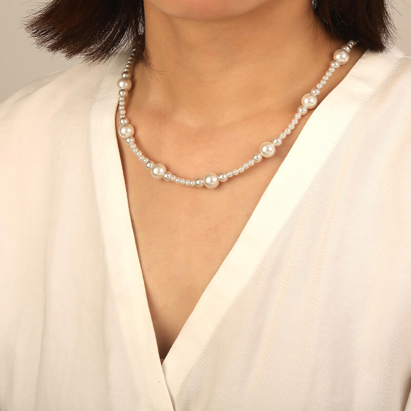 "Sternenverzauberung" 3.5-10.0mm Süßwasserperlenkette