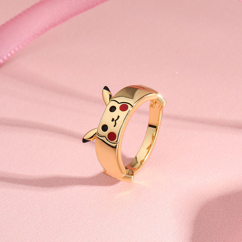 Jeulia "I Choose You" Cute Design Sterling Silver Women's Band