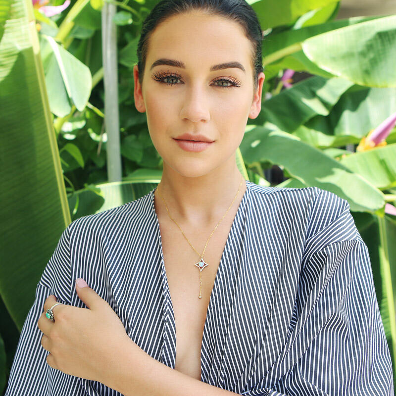 Jeulia North Star オパール ネックレス