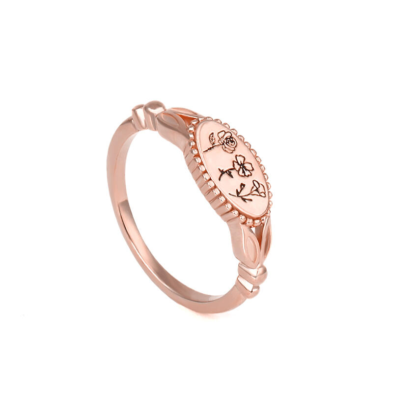 カスタマイズ 誕生花 リング