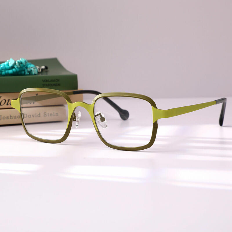 Occhiali da Vista Afra Quadrato Marrone 