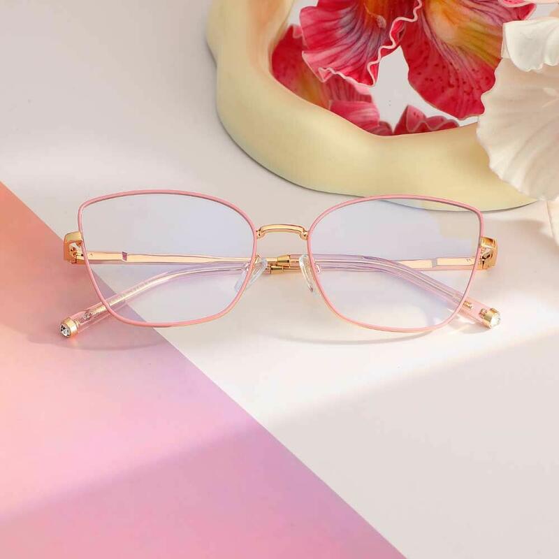 Donna Cat Eye Rosa Brillen