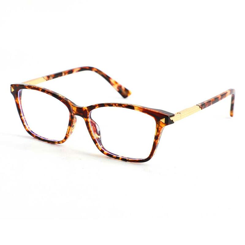 Occhiali da Vista Elizabeth Rettangolare Tartarugato 