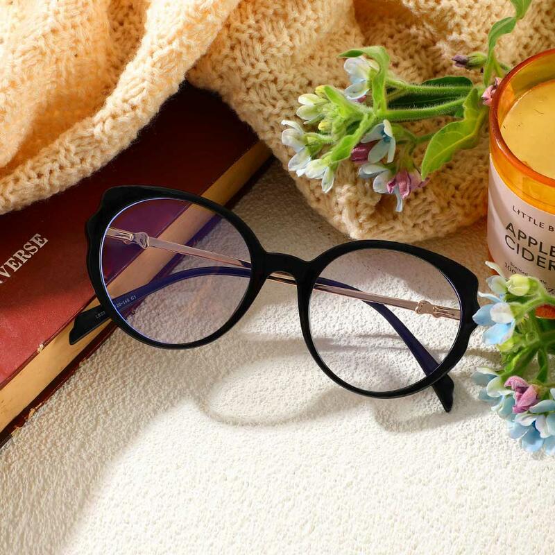 Lunettes de Vue Sapir Cat Eye Noir 