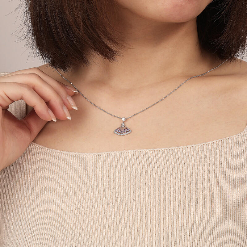 "At Last" Round Cut Necklace