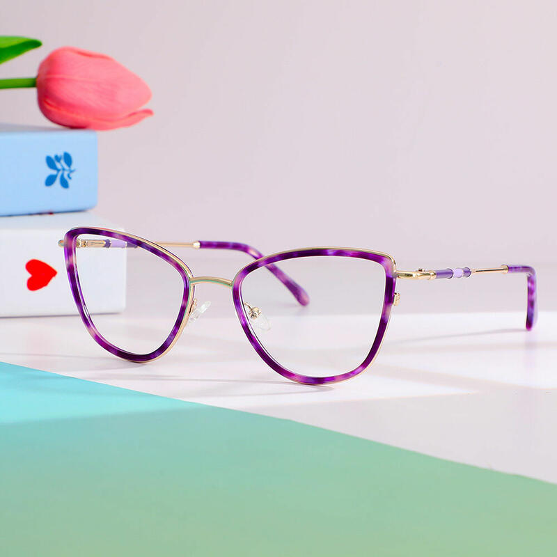 Ursula Cat Eye Lila Brillen