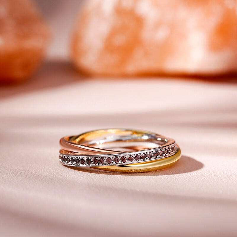 Jeulia 3色 シルバー レディース リング